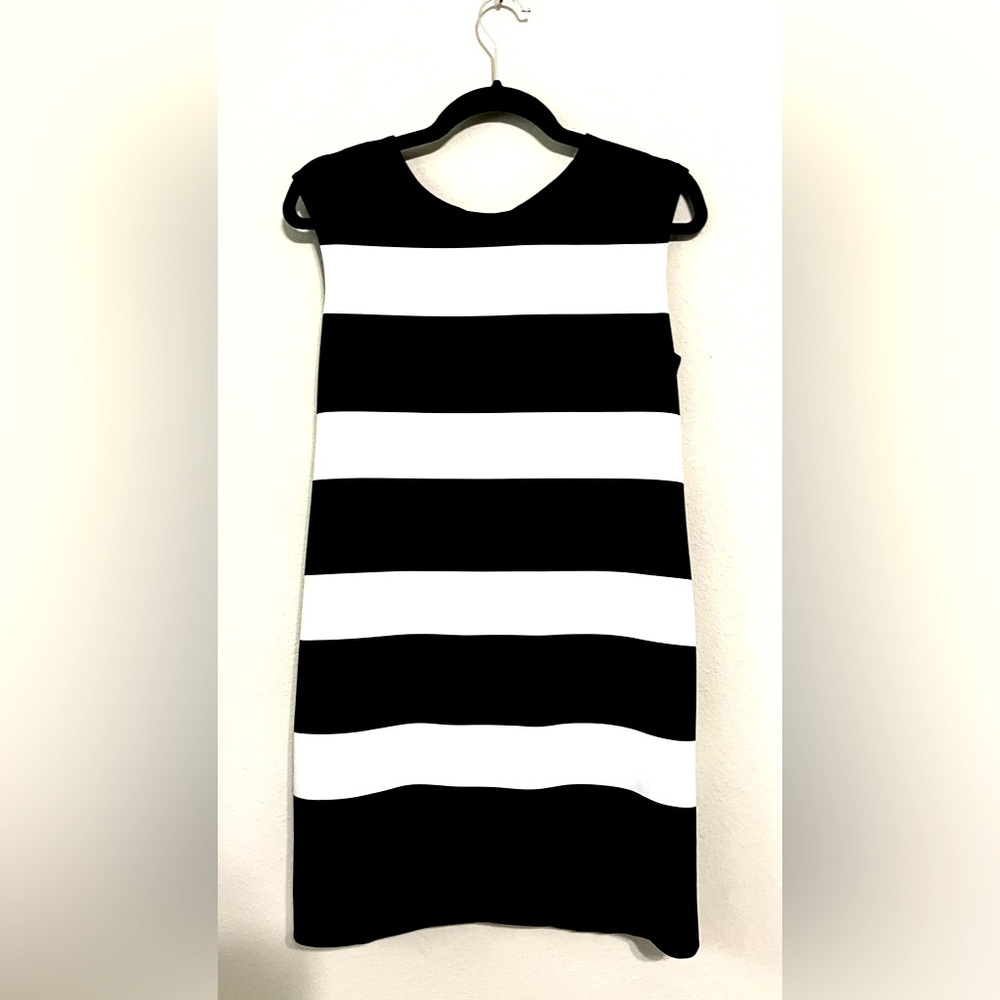 Backstage Black and White Clarice Dress